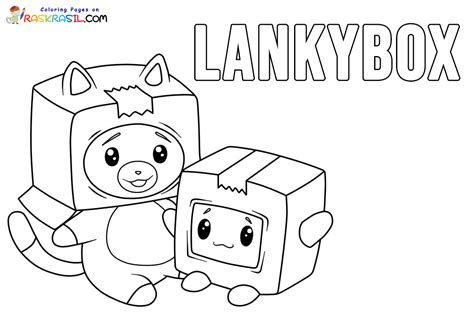 LankyBox Coloring Pages - Raskrasil.com