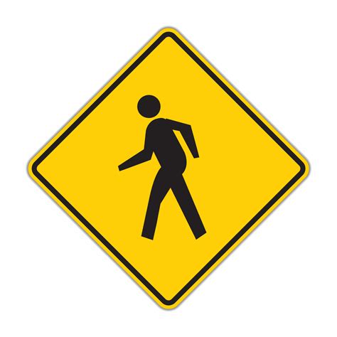 W11-2 Pedestrian Crossing - Hall Signs