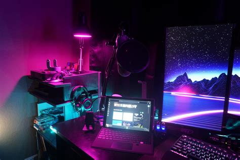 Finally got a camera worthy of taking pictures my setup. | Setup, Gaming room setup, Pc setup