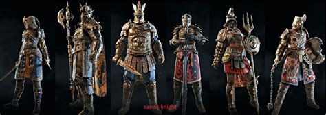 all of my knights ^_^ : r/forhonor