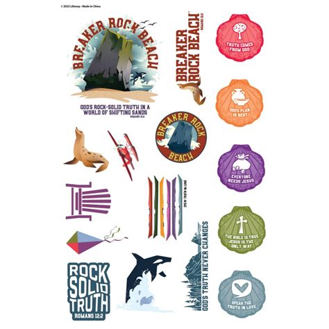 VBS 2024 Theme Stickers: 10 Sheets - MVMNT CHRISTIAN STORES