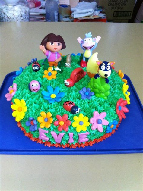 Dora The Explorer Cake Dora Birthday Cake, Explorer Birthday Party, Dora Cake, Birthday Sheet ...