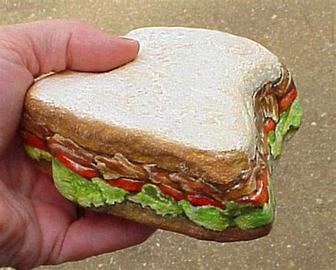 BLT Sandwich-in my rock days(70's) I painted one of these...mine had an olive on top..forgot how ...