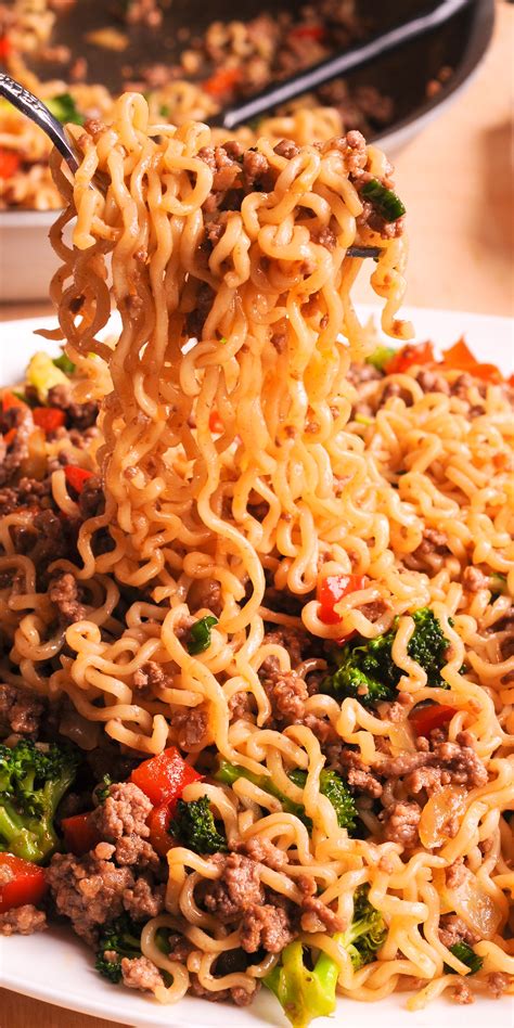 Healthy Ramen Noodles Stir Fry - Tringart