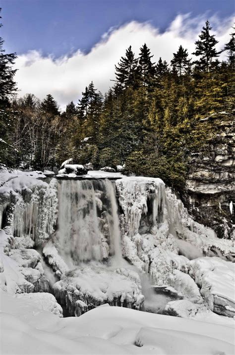 Blackwater Falls in the Winter Canaan Valley, West Virginia Travel ...