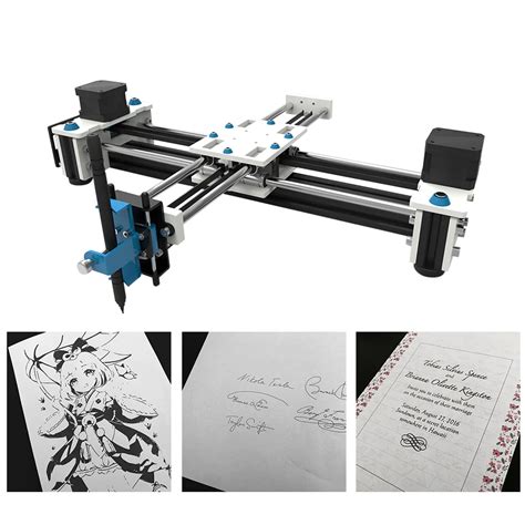 Desktop USB DIY XY Plotter Pen Drawing Robot Drawing Machine 100 240V-in Wood Routers from Tools ...