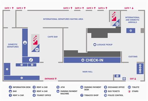 Rijeka Airport - Airport Map