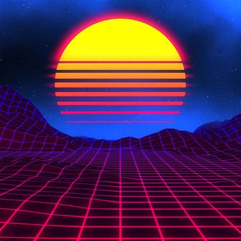 Sunset Aesthetic Neon Wallpapers - Wallpaper Cave