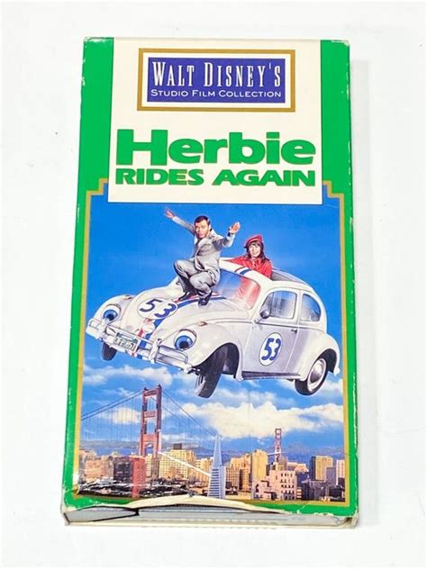 Herbie Rides Again - VHS Classic Movie - Pre-owned Video Cassette Tape ...