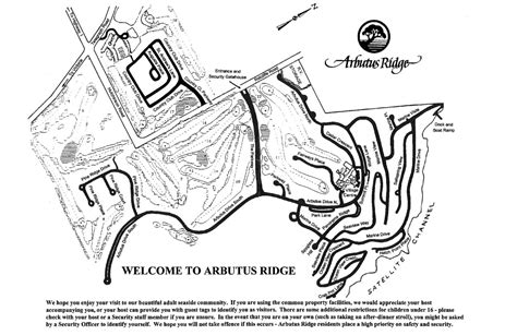 Street-Map-2 - Arbutus Ridge Active Adult Retirement Community