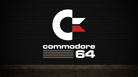 Wallpaper : Commodore 64, computer, PC gaming, Retro computers, logo ...