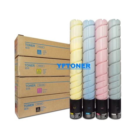 YFTONER Toner cartridge for Konica Minolta Bizhub C554 C554e C454 C454e TN512 A33K132(TN512K ...