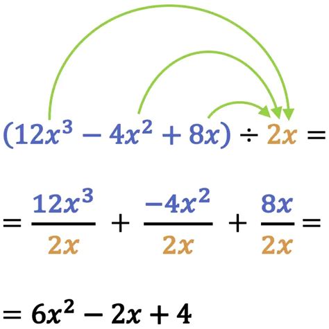 How to divide polynomials by monomials (practice)