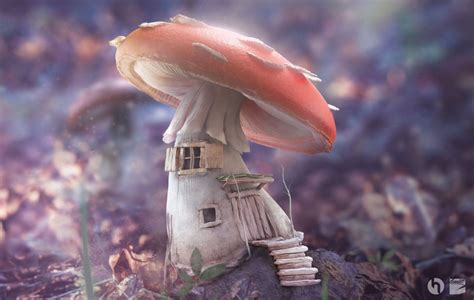 Mushroom House, Digital HUIT | Mushroom house, Nature 3d, House in nature