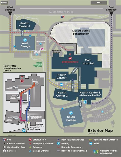 Riddle Hospital Campus Map