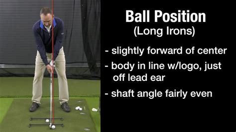 Correct Golf Ball Position for Irons – USGolfTV