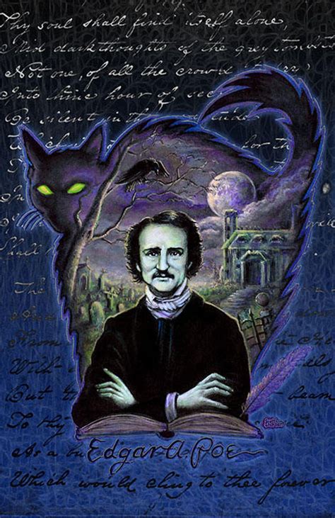 3 SIZES Edgar Allan Poe Gothic Art Print Poster by Scott - Etsy