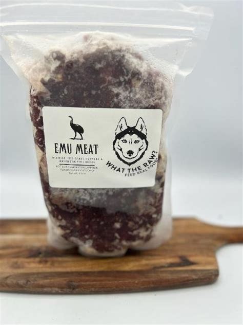 EMU MEAT (MIDWEST FREE RANGE-HORMONE & ANTIBIOTIC FREE) — What The Raw?