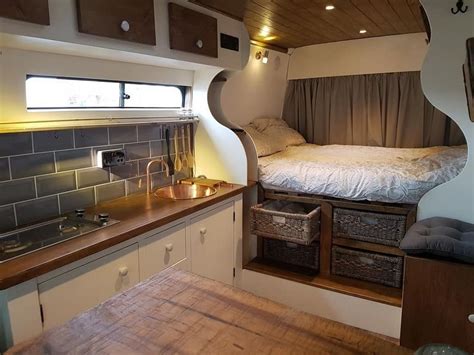 46 Totally Comfy Rv Bed Remodel Design Ideas | Van home, Campervan interior, Van interior