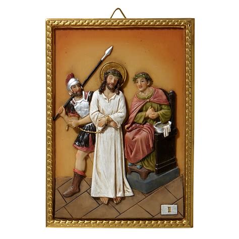 Stations of the Cross Plaques - Set of 15, Lent / Easter: Catholic ...