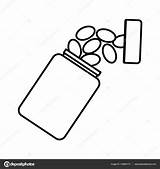 Medicine Bottle Coloring Pages sketch template