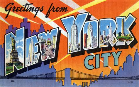 Greetings from New York City - Large Letter Postcard | Flickr