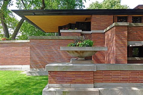 Frank Lloyd Wright. Frederick C. Robie House, 1908-09. Chicago, IL (University of Chicago campus ...