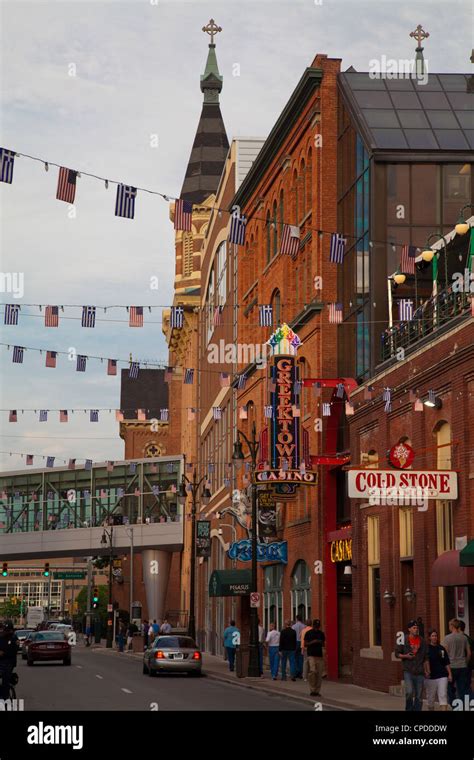 Greektown nightlife, Detroit, Michigan Stock Photo - Alamy