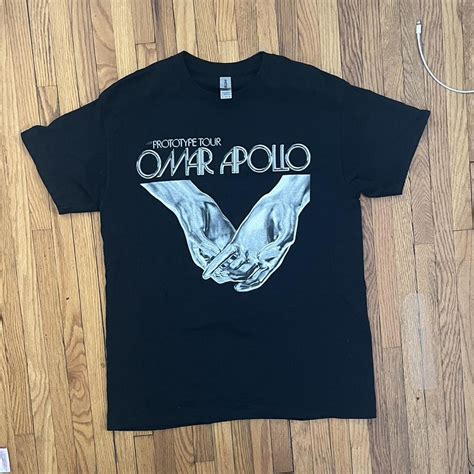 Omar apollo merch Prototype tour Only worn once! - Depop