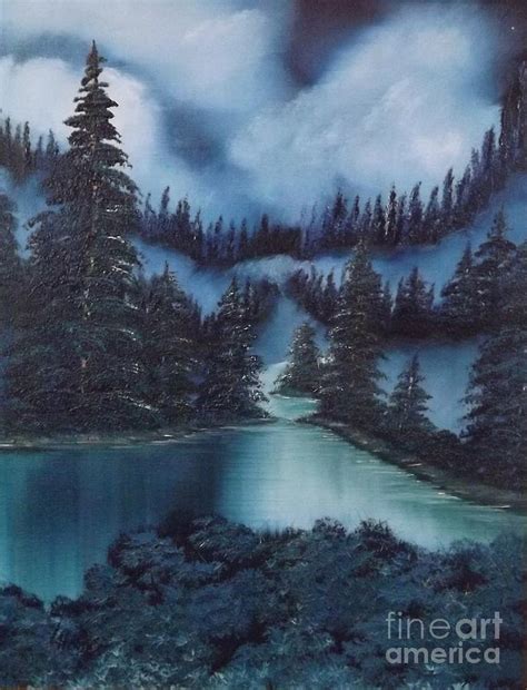 Mountain Mist Painting by Lettie Hoots - Fine Art America