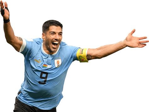 Luis Suarez Uruguay football render - FootyRenders