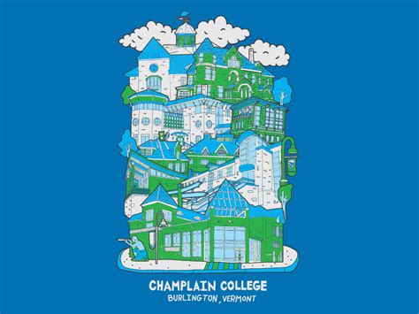 Champlain College Poster - Jamie Tam | Design | Illustration