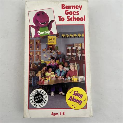 BARNEY SING ALONG Rock with Barney VHS Vintage The Lyons Group, 1990 £9 ...