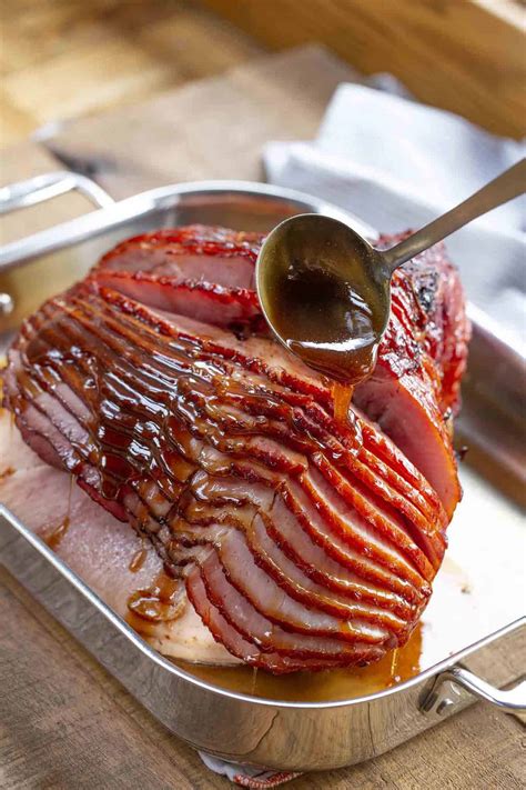 Baked Ham (with Brown Sugar Glaze) - Dinner, then Dessert