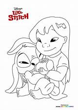 Lilo And Stitch  Free Coloring Pages For Kids ColoringPhotos sketch template