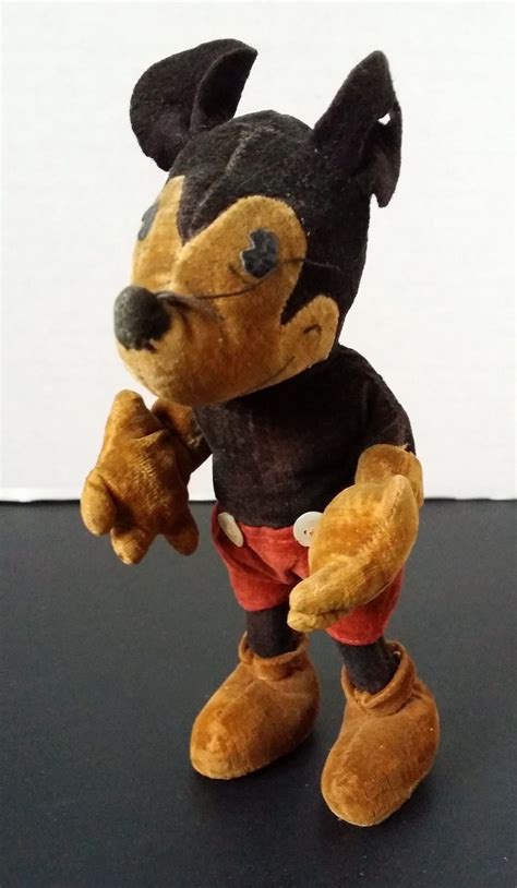 1930s STEIFF Mickey Mouse 6" Doll | Disney toys, Mickey mouse, Vintage toys