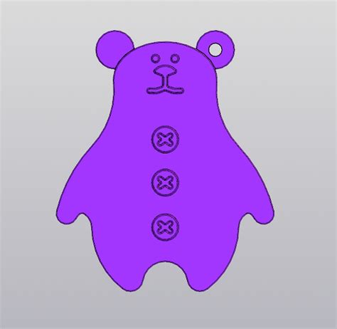 Free 3D file Bear Keychain・3D print design to download・Cults