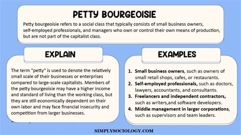 Petty Bourgeoisie