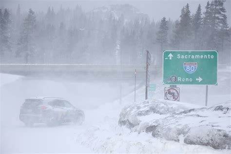 California storm could bring 12 feet of snow to Sierra Nevada mountains ...