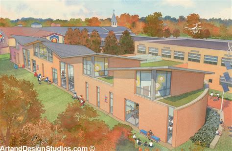 Architectural Renderings | Schools rendering portfolio ...