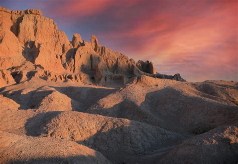 Sunset In Badlands National Park Photograph by Dan Sproul