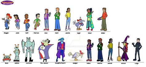 'Cyberchase Unleashed!' Character sheet by NuvaPrime on DeviantArt