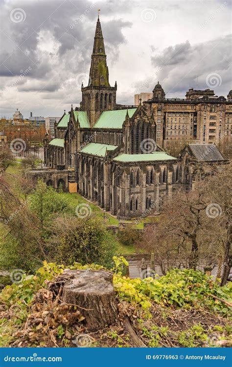 Glasgow Cathedral from the Necropolis Stock Image - Image of kentigern, britain: 69776963