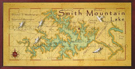 Map showing our lot | Smith mountain lake, Vintage world maps, Map