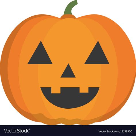 Halloween pumpkin icon Royalty Free Vector Image