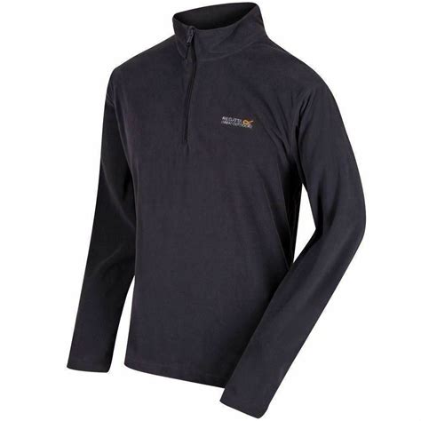 Regatta Mens Fleece Half Zip Lightweight Warm Baselayer Pullover S M L XL - 5XL | eBay