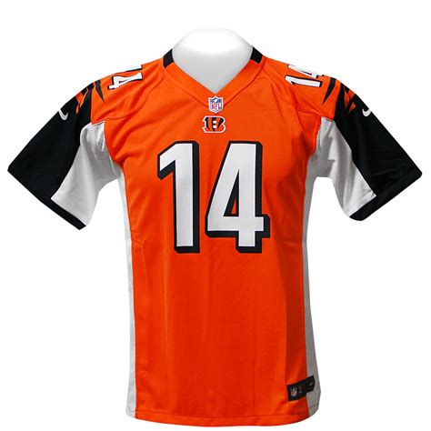 CINCINNATI BENGALS Andy Dalton YOUTH XL Orange Game Jersey