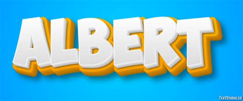 Albert Logos Name - TextStudio