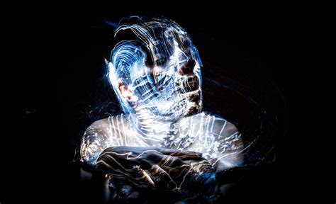 Fiber Optic Light Painting Portraits by Gunnar Heilmann