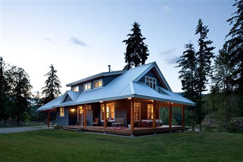 Designed as a prefabricated “kit”, this unique family mountain home was delivered in pieces and ...